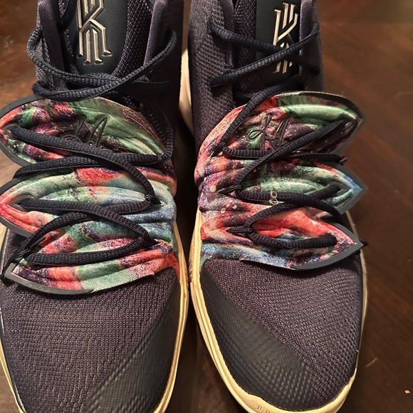 Nike Kyrie Navy and Multicolor Athletic Shoes - Picture 2 of 5